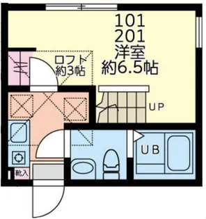ハイムカノア【1階】の間取り