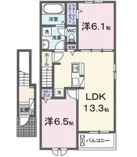 フルムーン【2階】の間取り