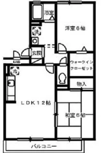 サンシャインハイツ A棟【1階】の間取り