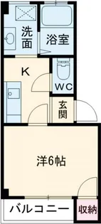 ベルテ II【1階】の間取り