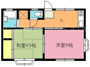 ノース上尾【1階】の間取り
