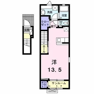 ファースト サンライズI【2階】の間取り
