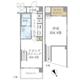 エコロジー上板橋レジデンス【7階】の間取り