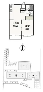 メゾングリンピアC【2階】の間取り