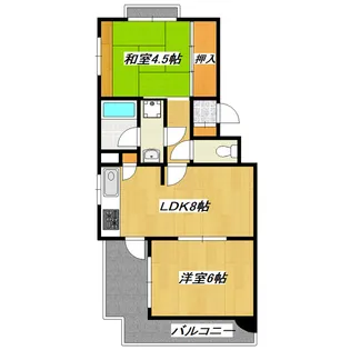 セントラルハイツ小岩【2階】の間取り