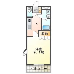 プリムローズ【1階】の間取り