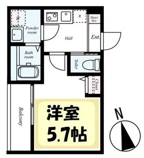 GRADUS 越谷【2階】の間取り