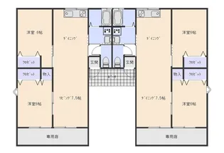ラフォーレ大津【2階】の間取り