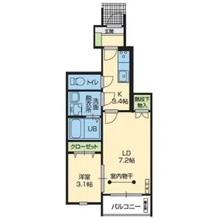 レジデンスT【1階】の間取り