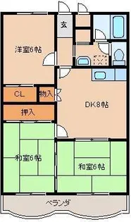 ネクスコート前吉【3階】の間取り