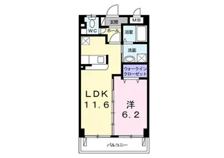 リヴィエール華【4階】の間取り