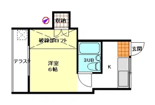 平和台ハイム【1階】の間取り