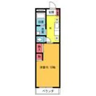 クリエイトしょうなん【2階】の間取り