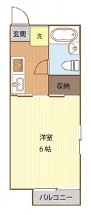 シティハイムKUKI【2階】の間取り