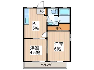 アドバンス【2階】の間取り