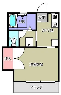 メゾングランデール【1階】の間取り