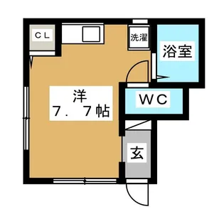 クレセール目黒【1階】の間取り