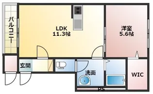 belle ville【2階】の間取り