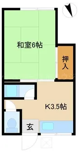 蓑島荘【2階】の間取り