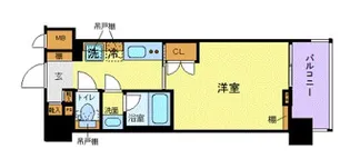 ZOOM品川南【7階】の間取り