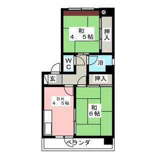明興産業ビル【4階】の間取り