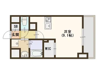 大阪府大阪市住之江区安立1【マンション】の間取り