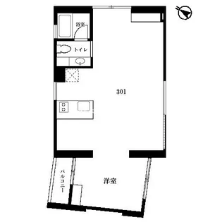 SILHOUETTE代々木上原 事務所SOHO相談可【3階】の間取り