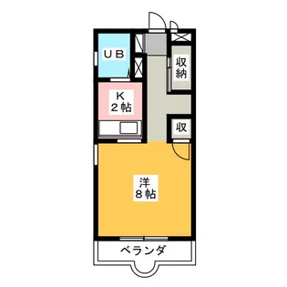 コーポプレアデス【3階】の間取り