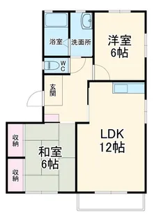 アパートメント坂【1階】の間取り