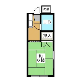 ホワイトハイツ1【1階】の間取り