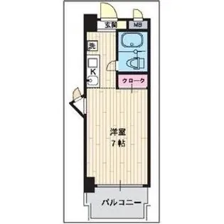 大阪府大阪市城東区天王田【マンション】の間取り