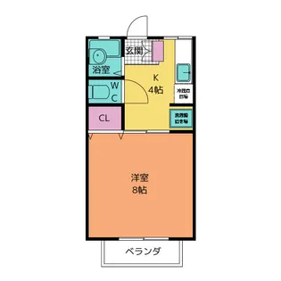 ラ・ミアカーサ【1階】の間取り