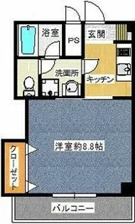 ウィスタリアハイツ【2階】の間取り