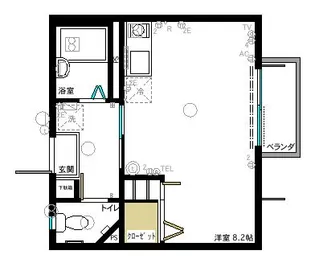 エクセレント【1階】の間取り