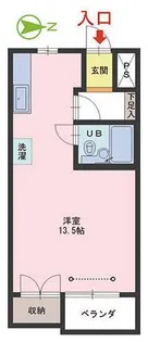 ホワイトシャトレ梅田【1階】の間取り