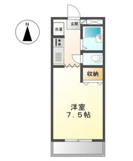 ファインヴィーブル弐番館【1階】の間取り