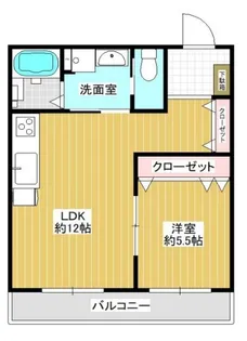グロースコート弥刀【3階】の間取り