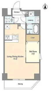 アルファコート谷在家【7階】の間取り