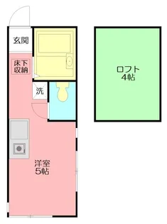 モンステラ戸塚【2階】の間取り