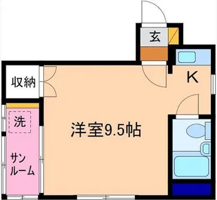 ロイヤルハイツ【3階】の間取り
