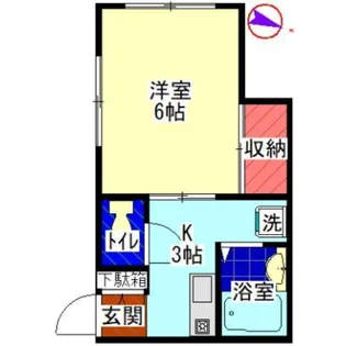 ベルン西馬込【1階】の間取り