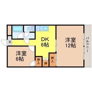 愛知県名古屋市昭和区御器所3【マンション】の間取り