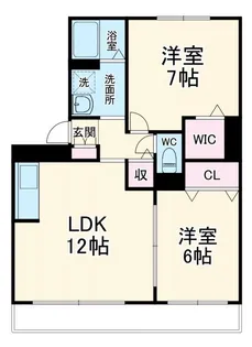 グランドパレス【1階】の間取り