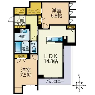アーバンT【1階】の間取り