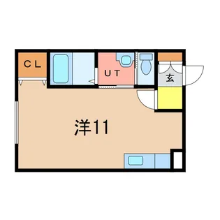 エーコー2条ハイム【4階】の間取り