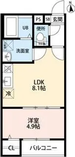 T.A上飯田【2階】の間取り