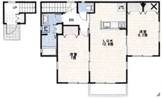 神奈川県小田原市小台【アパート】の間取り