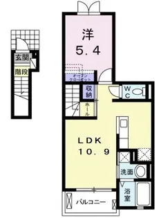 イクシール B【2階】の間取り