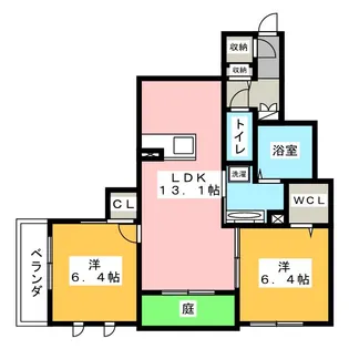 リ・アルジョン御器所【1階】の間取り