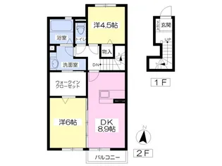 シャルマン【2階】の間取り